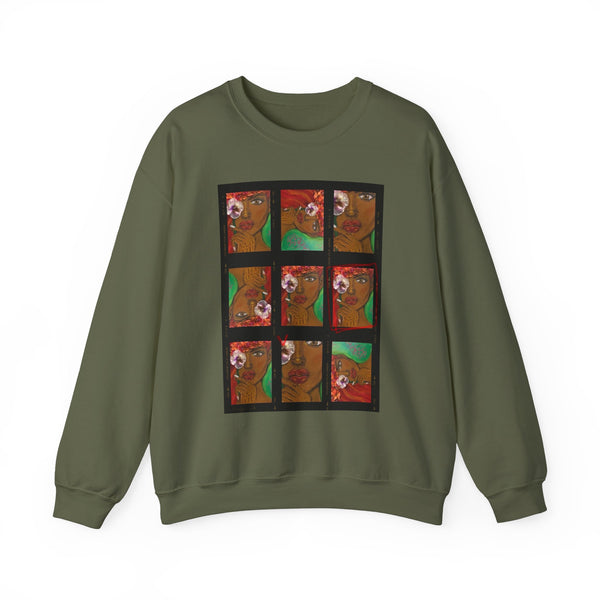 Eye See You (Grid) | Women’s Crewneck Sweatshirt