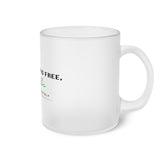Dreams & Hustle | Frosted Glass Mug