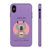 Calm The F*ck Down | Tough Phone Case (Available for IPhone & Samsung)