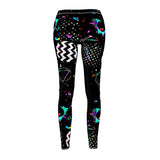 Black Confetti | Women's Casual Skinny Fit Leggings