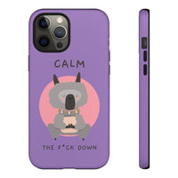 Calm The F*ck Down | Tough Phone Case (Available for IPhone & Samsung)