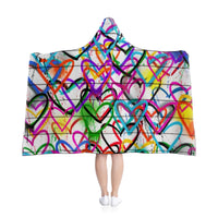 Graffiti Luv | Hooded Blanket