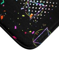 Black Confetti | Bath Mat