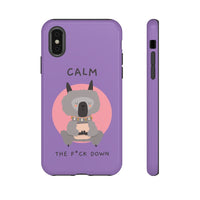 Calm The F*ck Down | Tough Phone Case (Available for IPhone & Samsung)