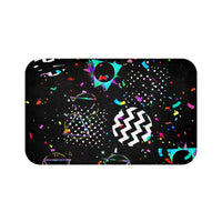 Black Confetti | Bath Mat