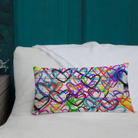 Graffiti Luv | Throw Pillow (Available in Two sizes)